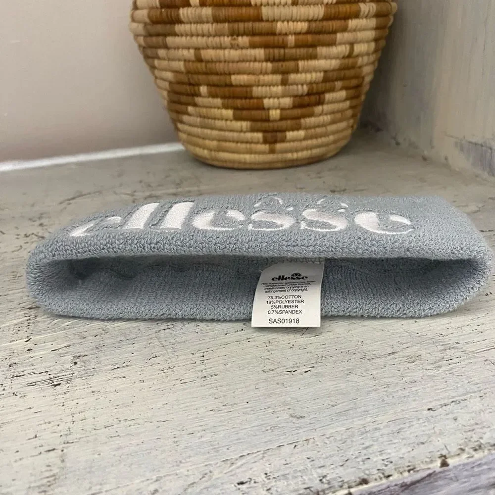 ellesse logo headband blue